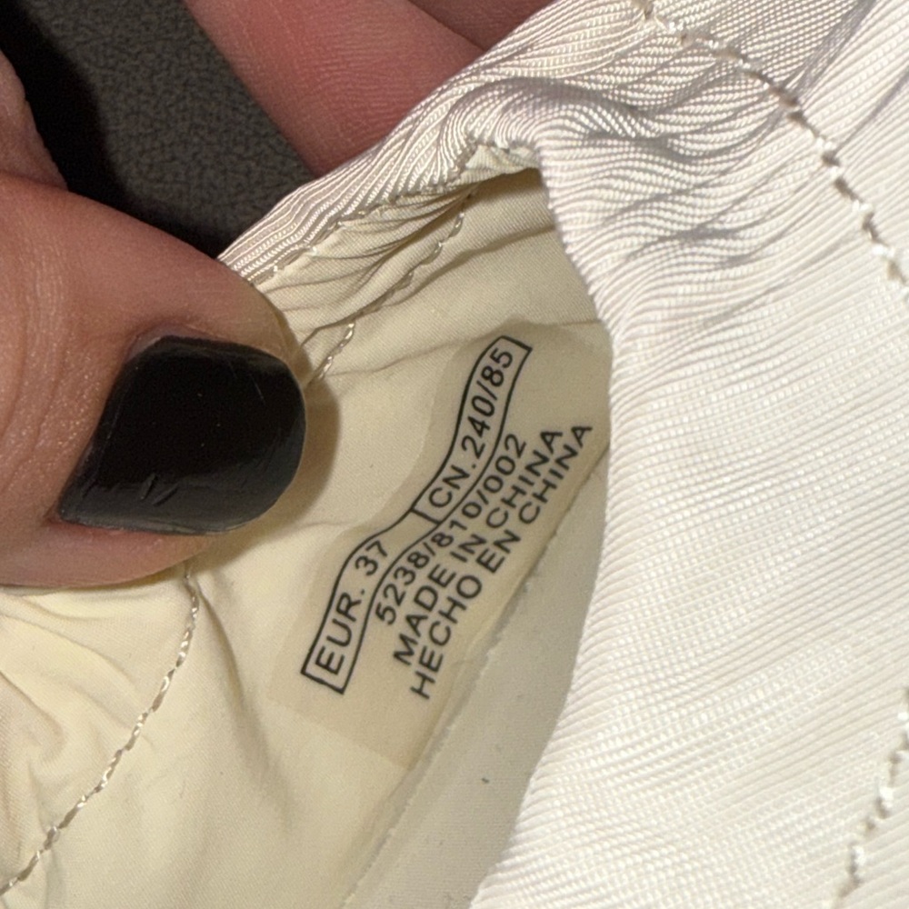 Zara Cream Elastic Strap Ballet Flats - Picture 6 of 6